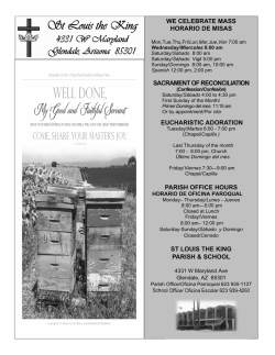 St Louis the King - E-churchbulletins.com