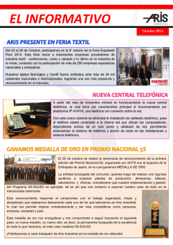 EL INFORMATIVO - Aris Industrial