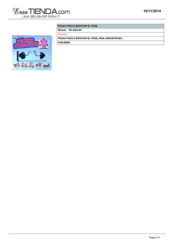 PESAS PARA EJERCITAR EL PENE Modelo : PD-5043-00 Agotado