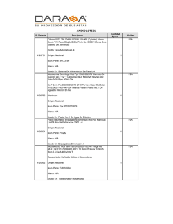 ANEXO LOTE 31 - Carasa
