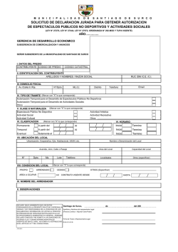 MODELOS DE FORMATOS - Municipalidad de Santiago de Surco