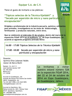 Sistema de purificaci&oacute;n por cromatograf&iacute;a &ldquo;HPLC - Equipar Equipo