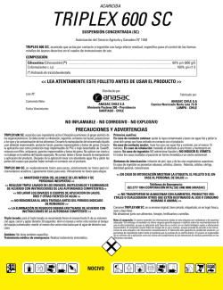 TRIPLEX 600 SC - Servicio Agr&iacute;cola y Ganadero