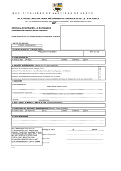 MODELOS DE FORMATOS - Municipalidad de Santiago de Surco
