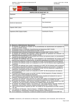 F-DGAC-O-002 - Ministerio de Transportes y Comunicaciones