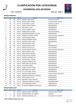 por categor&iacute;as - CD Bomberos Valladolid