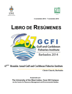 LIBRO DE RES&Uacute;MENES - Gulf and Caribbean Fisheries Institute