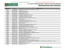 administraci&oacute;n central - Informaci&oacute;n P&uacute;blica del Estado de Tamaulipas