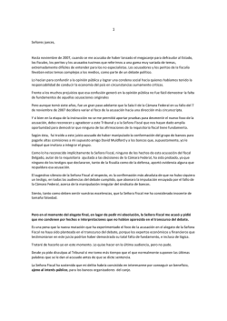 las notas que prepar&eacute; para mi presentaci&oacute;n - Domingo Cavallo