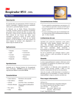 Respirador 8511 - 3M
