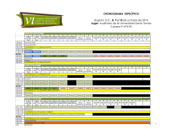 Programaci&oacute;n Final - congreso internacional de profesores de
