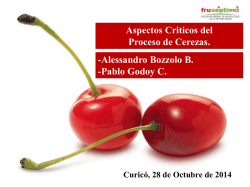 Pablo Godoy y Alessandro Bozzolo - Aspectos - Cerezas 2014