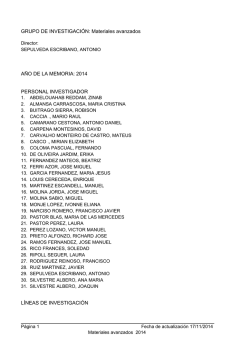 2014 - Universidad de Alicante