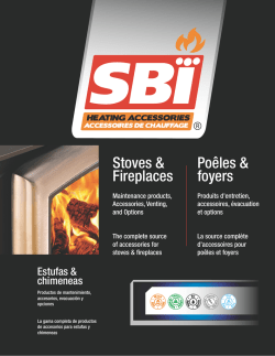 T&eacute;l&eacute;charger le Catalogue dAccessoires de chauffage SBI - Drolet