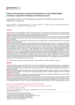 Primary Percutaneous Coronary intervention in acute Myocardial