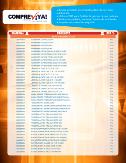 PRODUCTO MATERIAL DTO % - COPIDROGAS