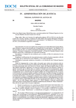 IV. ADMINISTRACI&Oacute;N DE JUSTICIA - Sede Electr&oacute;nica del Boletin