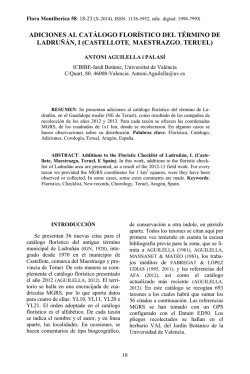 Descarga art&iacute;culo - Flora Montiberica