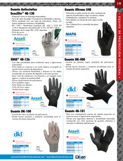 Guante Ultrane 548 EDGE&reg; 48-126 Guante Antiestatico Sensilite