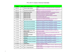TFG. 2014-15. Grado en Ciencias Ambientales - Universidad de
