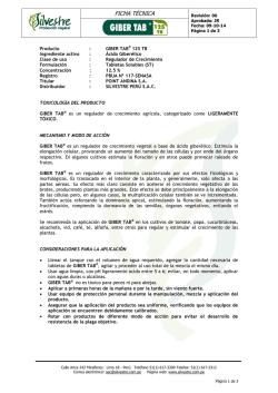 ficha t&eacute;cnica - Silvestre