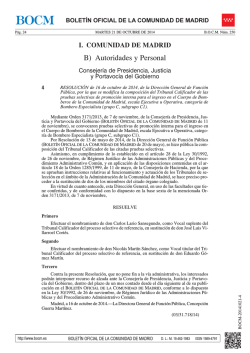 B) Autoridades y Personal - Sede Electr&oacute;nica del Boletin Oficial de