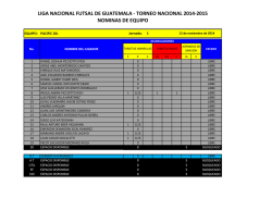 Pacific Oil - Liga de Futsal de Guatemala