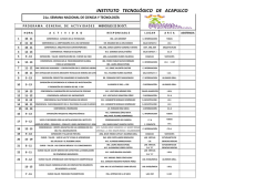 Mi&eacute;rcoles 22 - Instituto Tecnol&oacute;gico de Acapulco