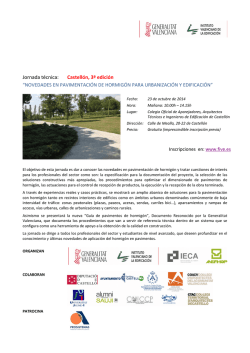 Jornada t&eacute;cnica: Castell&oacute;n, 3&ordf; edici&oacute;n - IECA