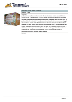 613959 Disponible producto: te siete azahares nervios insomnio 25