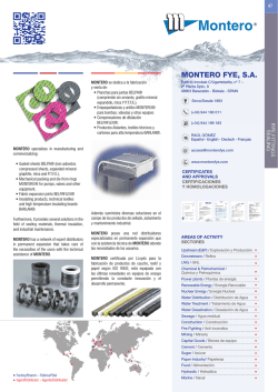 MONTERO FYE, S.A. - Fluidex