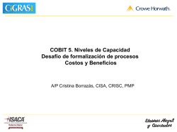 COBIT 5 - Niveles de Capacidad - Isaca