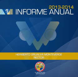 informe 2013-2014 - Universidad de Sonora