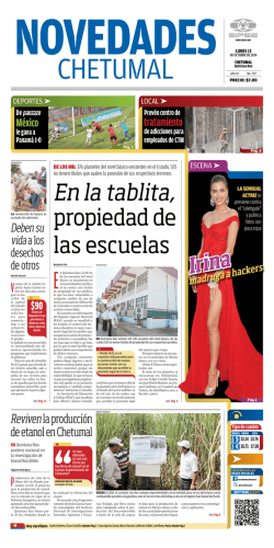 En la tablita, propiedad de las escuelas - Sipse