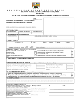 MODELOS DE FORMATOS - Municipalidad de Santiago de Surco