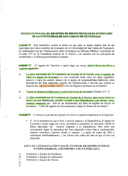 Instructivo Activos Fijos - Sitios USAC