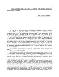 JOHN STUART MILL Y SU ESPOSA HARRIET