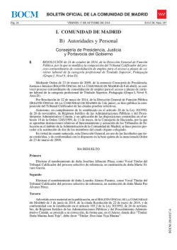 B) Autoridades y Personal - Sede Electr&oacute;nica del Boletin Oficial de