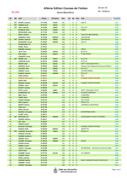 Semi Marathon - ChronoPro