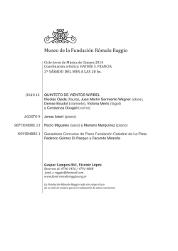programa completo - Fundacion R&oacute;mulo Raggio