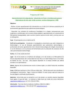 Programa del Taller - Universidad de Costa Rica
