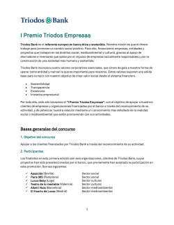 Bases legales. - Triodos Bank