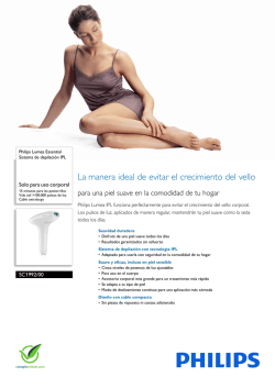 SC1992/00 Philips Sistema de depilaci&oacute;n IPL