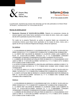 A continuaci&oacute;n, reportamos las normas m&aacute;s relevantes que han