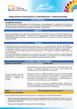 Direcci&oacute;n de Tecnolog&iacute;a de la Informacion y Comunicaciones