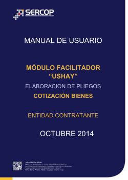 Cotizacion Bienes - Pliegos.pdf - Servicio Nacional de Contrataci&oacute;n