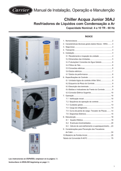 Instala&ccedil;&atilde;o, Opera&ccedil;&atilde;o e Manuten&ccedil;&atilde;o - Carrier - turn to the experts