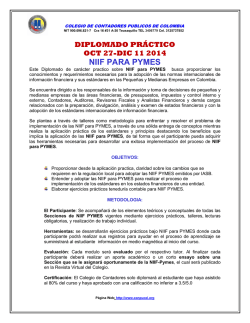 para ver el brochure - Colegio de Contadores P&uacute;blicos de Colombia