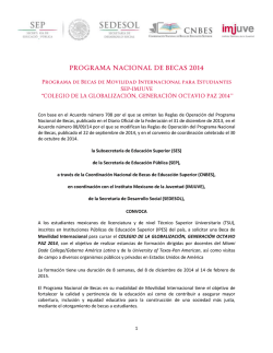 1 Con base en el Acuerdo n&uacute;mero 708 por el que se emiten - cnbes