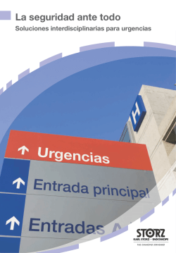 La seguridad ante todo - Soluciones interdisciplinarias - Karl Storz